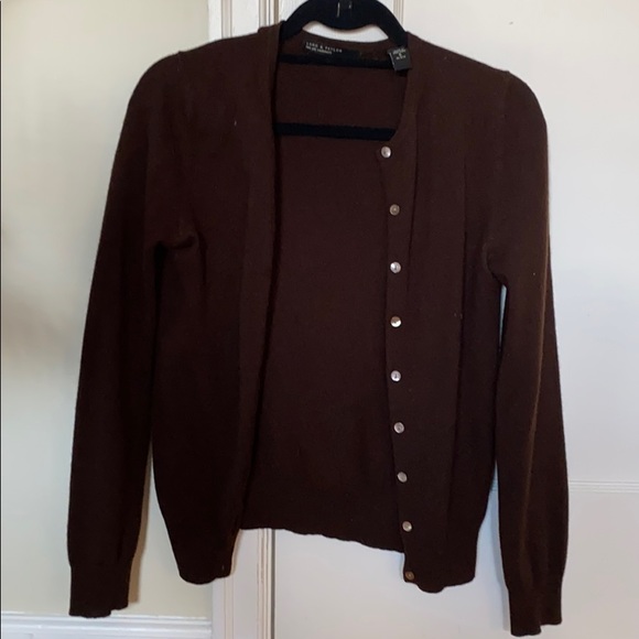 Brown cashmere cardigan - Picture 1 of 3